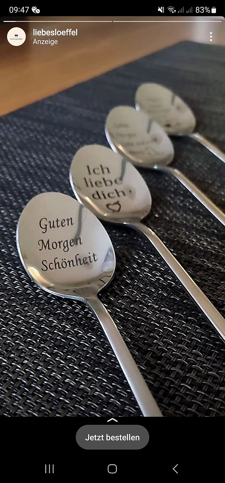 Löffel mit persönlichen Gravuren